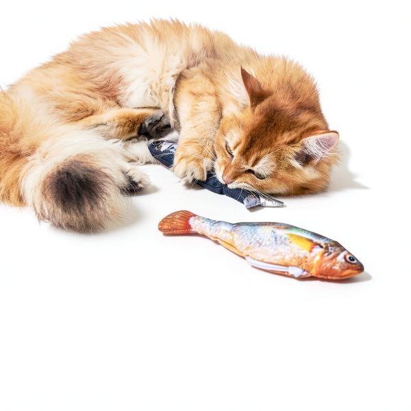Petgravity Bite Sized Flopping Fish Cat Toys 3 Pack with Catnip-4