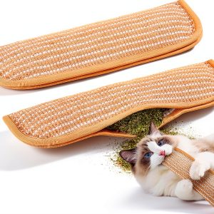 Cat Toys Pack of 2 by Potaroma 6000mg A+ Organic Catnip Sisal Kicker-0