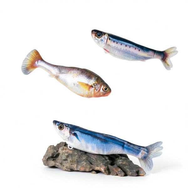 Petgravity Bite Sized Flopping Fish Cat Toys 3 Pack with Catnip-7